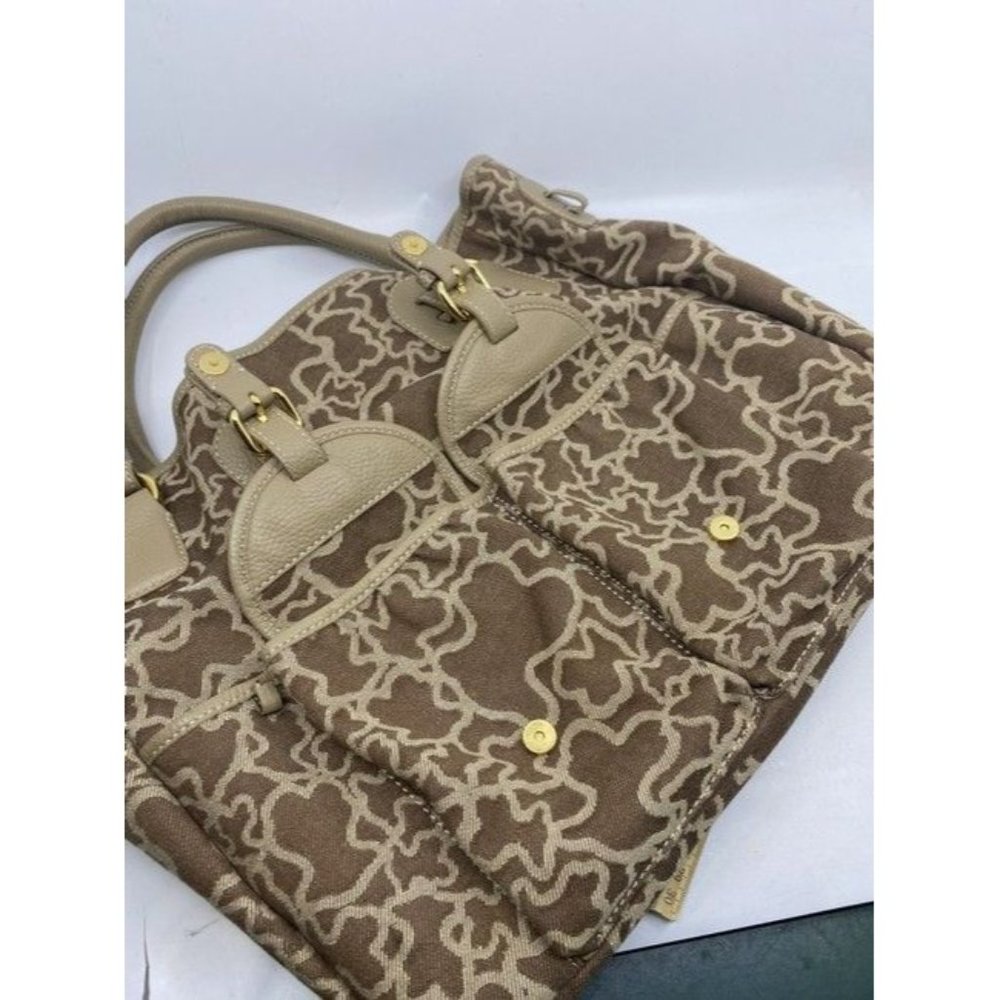 Tous Euc Beige Faux Fur Shoulder Bag - Picture 10 of 10